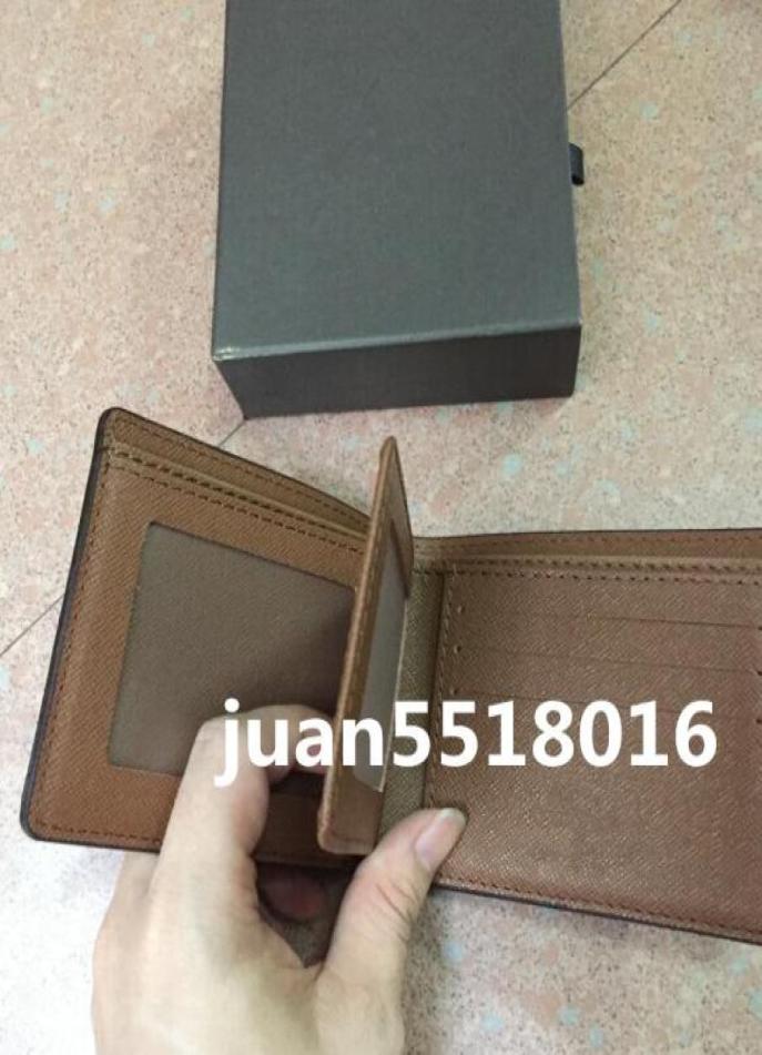 

With Box Mens Luxury Designer Brand Wallet 2018 New Men039s Leather With Wallets For Men Purse Wallet Men Wallet1104994, Gold