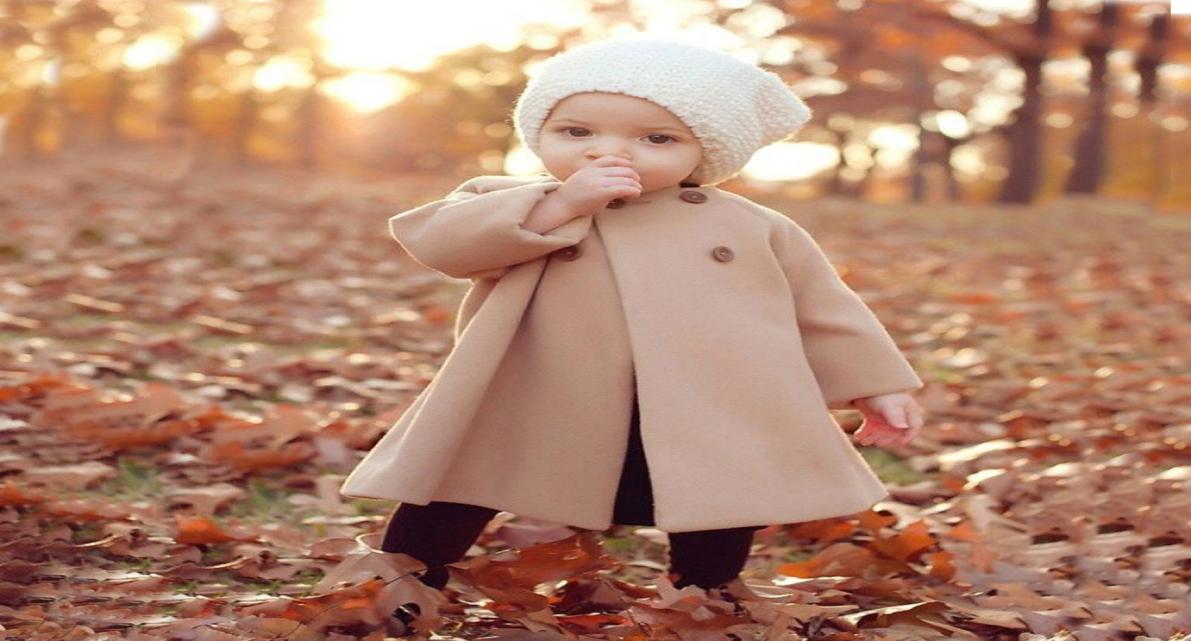 

Retail 2016 New Autumn Winter Girls Woolen Outwear Children Fashion DoubleBreasted Trench Coats Kids Cotton Warm Jacket With Back7495116, Ivory