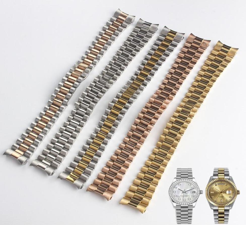 

Watch Bands 13 17 20 21mm Accessories Band FOR DateJust Series Wrist Strap Solid Stainless Steel Arc Mouth Bracelet9273932