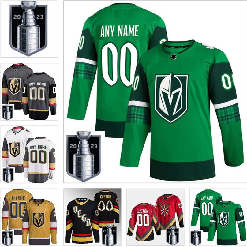 

2023 Stanley Cup Jerseys Custom Vegas Golden Knights Hockey NHLHn Jack Eichel Mark Stone William Karlsson Alex Pietrangelo Jonathan Marchessault Shea Theodore, Color