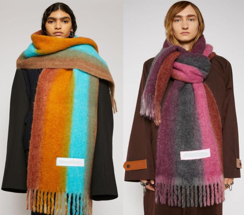 

Casual Arrivals TimeLimited Scarves Big s Spot Autumn And Winter Fashion Gradient Double Striped Color Circle Yarn Plus Thick4215007