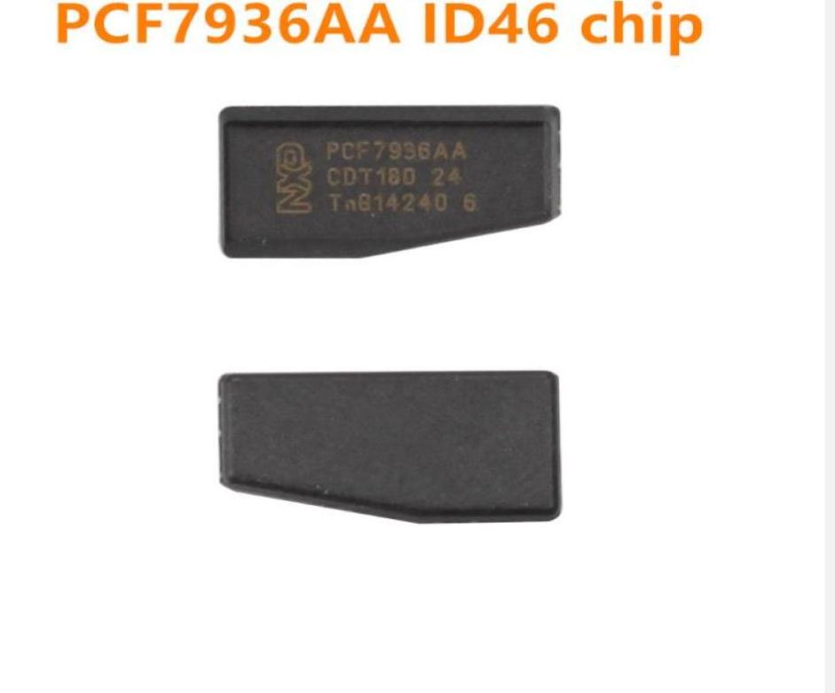 

Car Accessories oem key PCF7936AA chip PCF7936AS updated version TP12ID46 transponder chips blank ID 463711023, Black