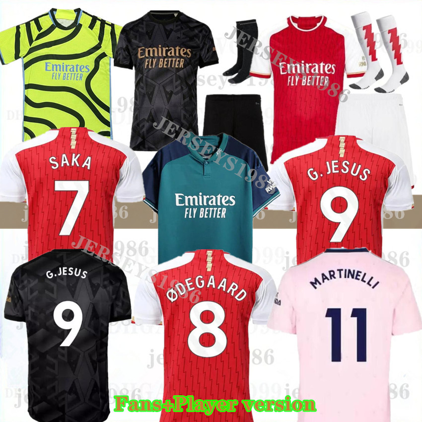 

23 24 G. JESUS soccer jerseys SMITH ROWE Fans Player version Gunners MARTINELLI ODEGAARD THOMAS NKETIAH TIERNEY 2023 SAKA football shirt Men S XXXL 4XL, 2324 home
