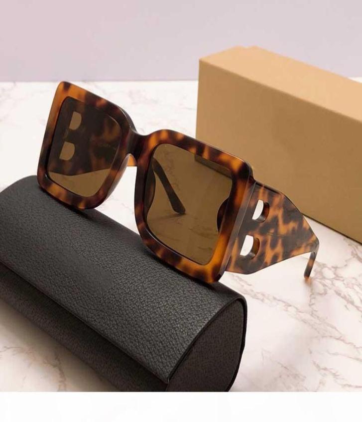 

luxury 2020 new season female designer sunglasses square plate frame big double B letter legs simple fashion style UV400 glasses 1418123