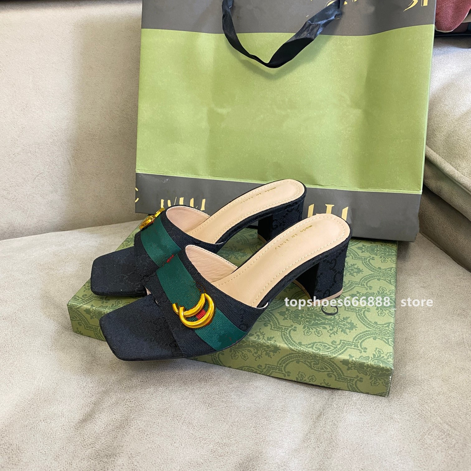 

2023 Brand designer Lady High Heels Slides lvlouis British Style Fashion Women Shoes Outdoor Gold Silver Matte Shiny lvv Slipper valentine sandal, C1 high quality