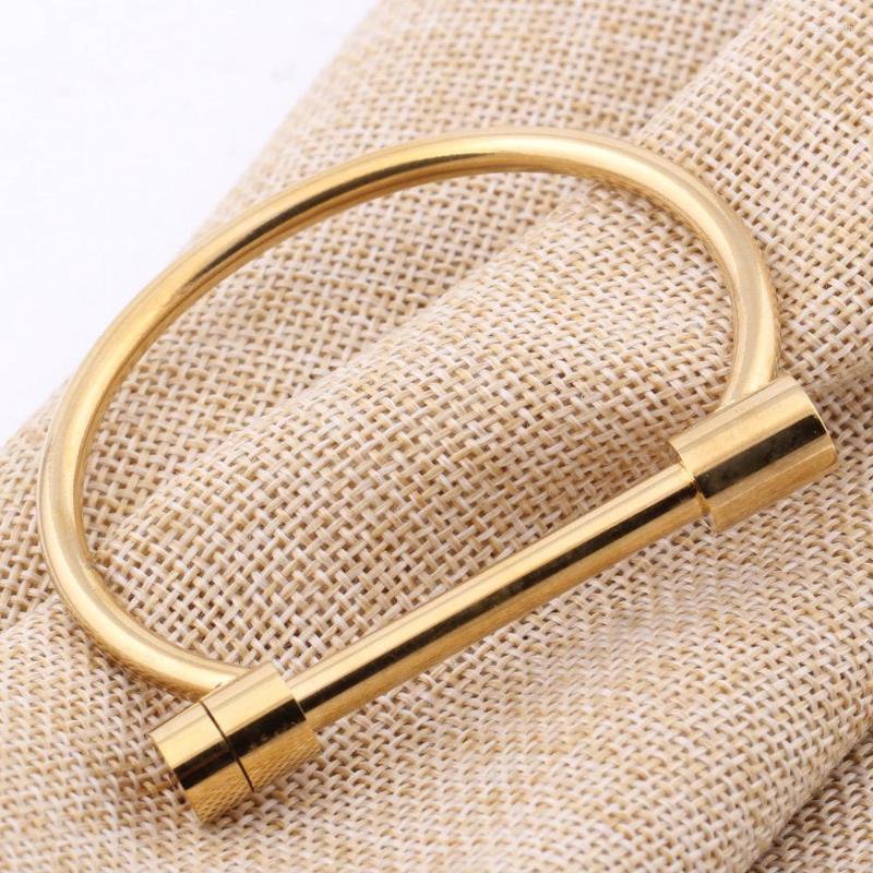 

Bangle High Quality Unique Design Women Bracelet Accessories 5 Years Non-Fade Gold Plated Party Fashion Gift Yll