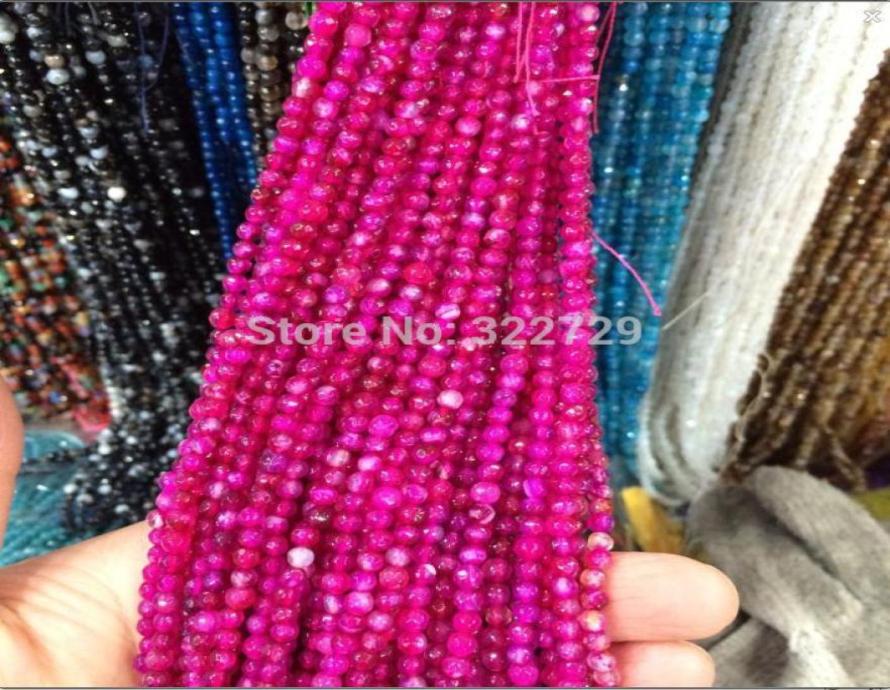 

4mm Natural gem Faceted Agate Stones Loose Beads diy Jewellery Accessories For Fashion jewelry making and garment embellishment5297614