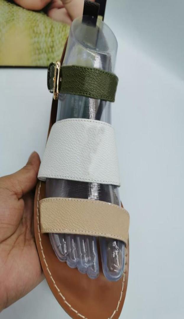 

2021 Women Sandals Slippers Embroidery Designers Slides Sandal Floral Brocade Flip Flops Striped Beach Leather Rubber Flower Slipp2208471, Red