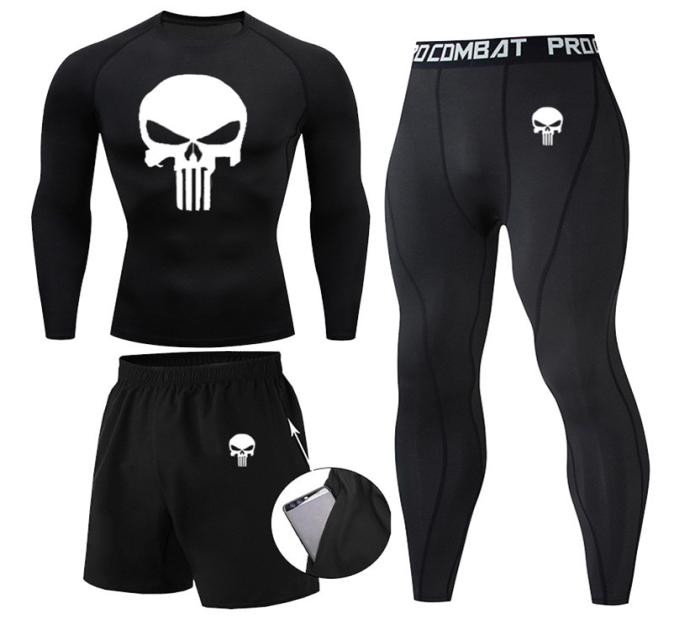 

Compression MMA Rashguard Men s Jiu Jitsu t Shirt Pants Muay Thai Shorts Rash Guard Skull Gym Men Bjj Boxing 3pcs Sets clothing 223085243, Ivory