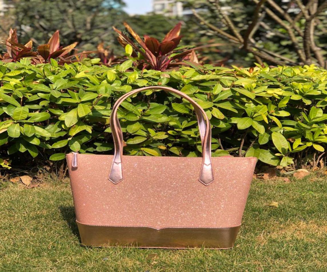 

brand designer handbags Highquality womens Glitter totes bags trend color matching design fashion ladies shoulder handbag purse l6278677, Blue