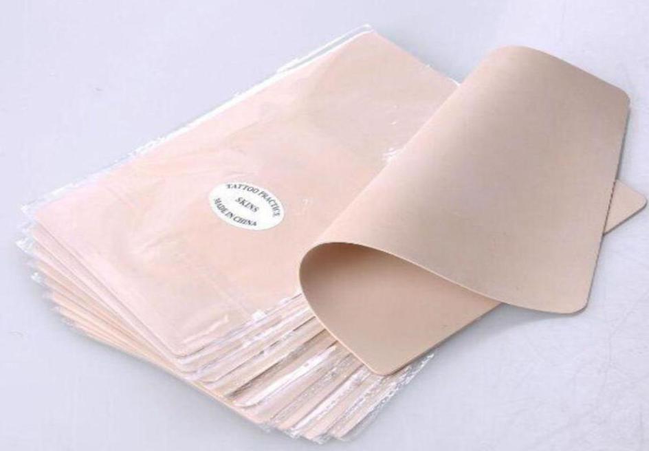 

10pcslot Permanent Makeup Tattoo Practice Skins Blank Tattoo Practice Fake Skins Quality Double Sided6445259