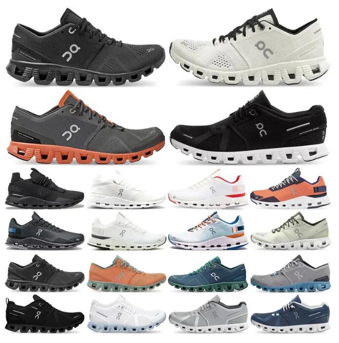 

On Cloud X Running Shoes women men Sneakers Aloe ash black orange rust red Storm Blue white workout and cross trainning shoe Designer mens Sports trainers 36-45, 29