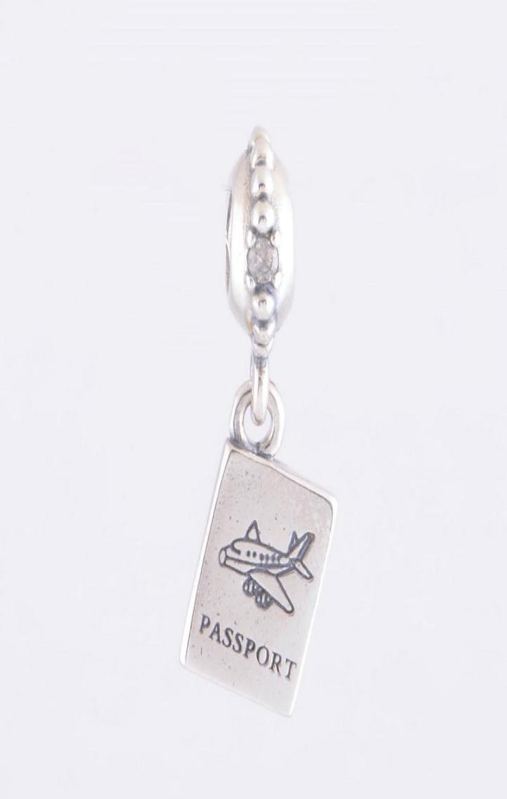 

Passport charms pendants S925 sterling silver fits for original brand style bracelets 791147CZ H97075060