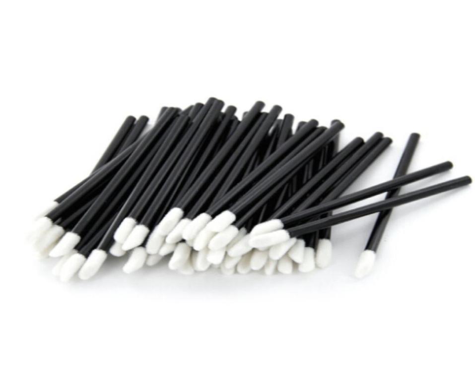 

New 300 Pcs Disposable Lip Brush Lipstick Applicator Makeup Tool Black Color 6017729