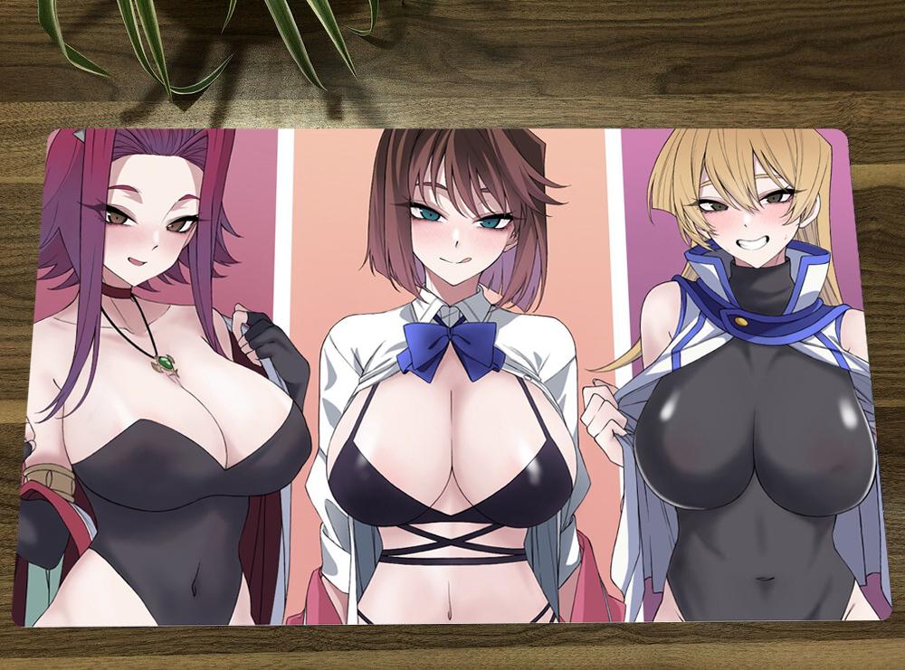 

Rests YuGiOh 5D's Akiza Izinski TCG CCG Mat Trading Card Game Mat Playmat Rubber Antislip Mouse Pad Desk Table Play Mat Bag 60x35cm
