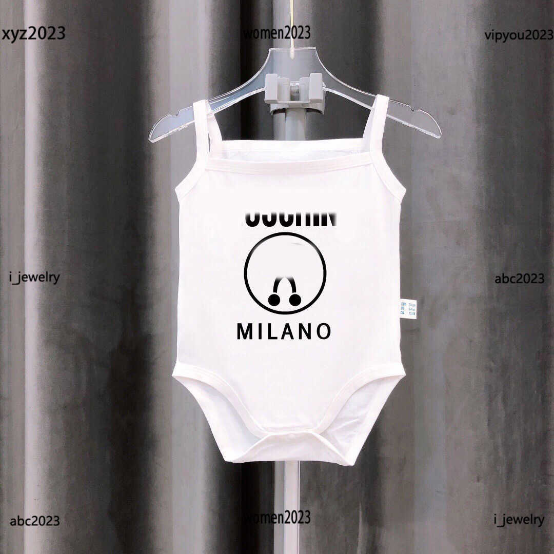 

luxury Baby bodysuit kids jumpsuits Hanger design rompers Size 59-90 Cartoon pattern printing Climbing suit New arrival #Multiple product, #1