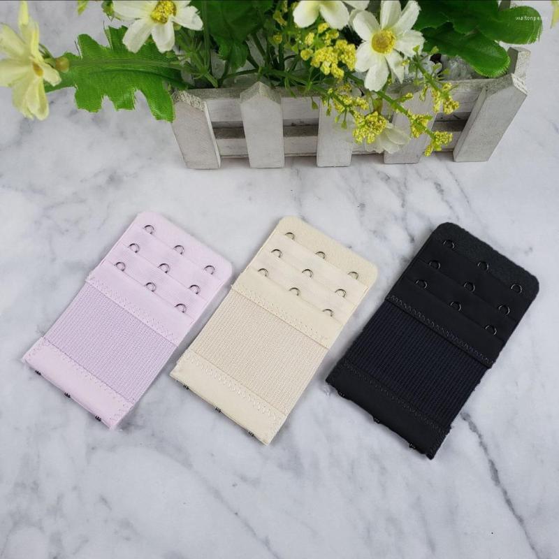 

Garters Stainless Steel 8Pcs Practical 3 Hooks Bra Extender Strap Polyester Reusable For Women, Mix color