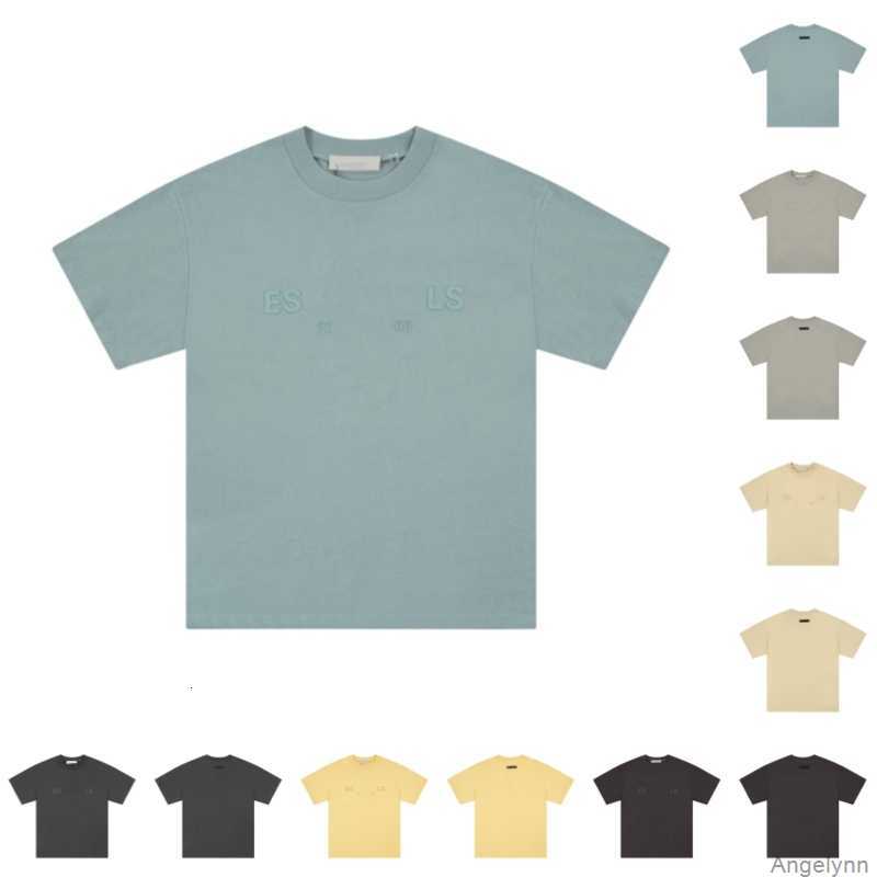 

Essentiel Tees T-shirts Essent Luxury Designer Clothing American Fashion Loose Short Sleeve Essentail Tshirt for Men and Women N8bo