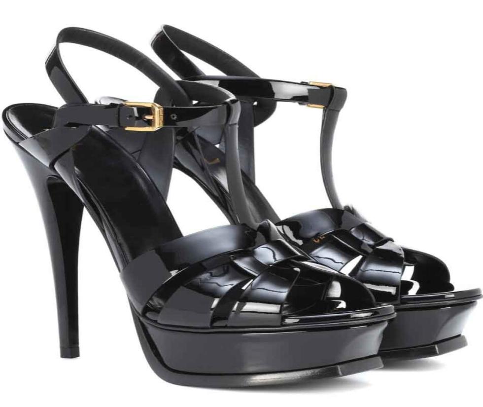 

Elegant Tribute Platform Women Sandals Patent Leather Brands Women039s Intertwining Straps High Heels Lady Sandalias Original 4361681, Lavender