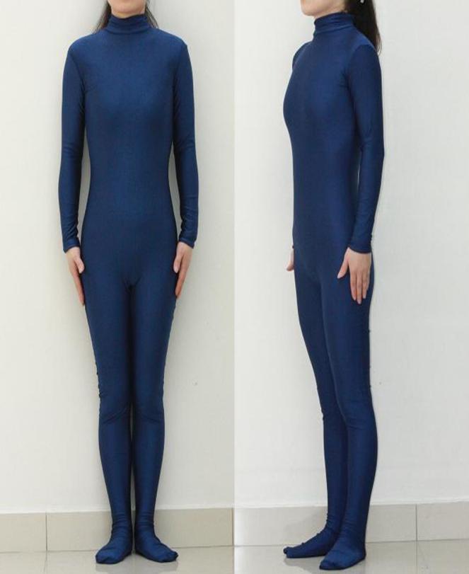 

LBS012 Sexy Lycra Spandex Dark Blue Unisex Party Leotard Catsuit Halloween Cosplay Costume Fetish Zentai Suits Wear3003503, Ivory