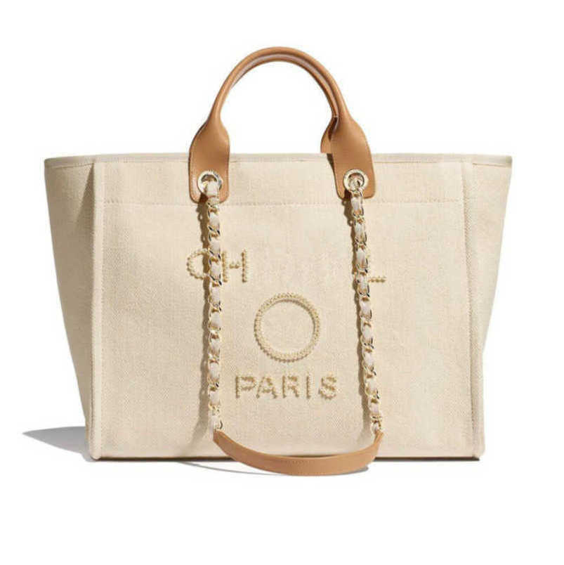 

Brand Women's Luxury Hand Bags Canvas Beach Bag Fashion CH Handbags Classic Female Large Backpacks Capacity Small Chain Packs Big Shopping Crossbody Handbag IAI3