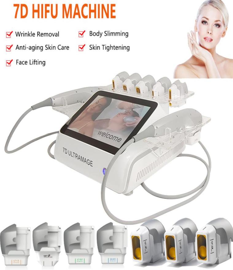 

2 IN 1 Other Beauty Equipment Portable 7D HIFU Skin Lifting Wrinkle Remove Body Slimming Machine 7 Heads Equipments8066569
