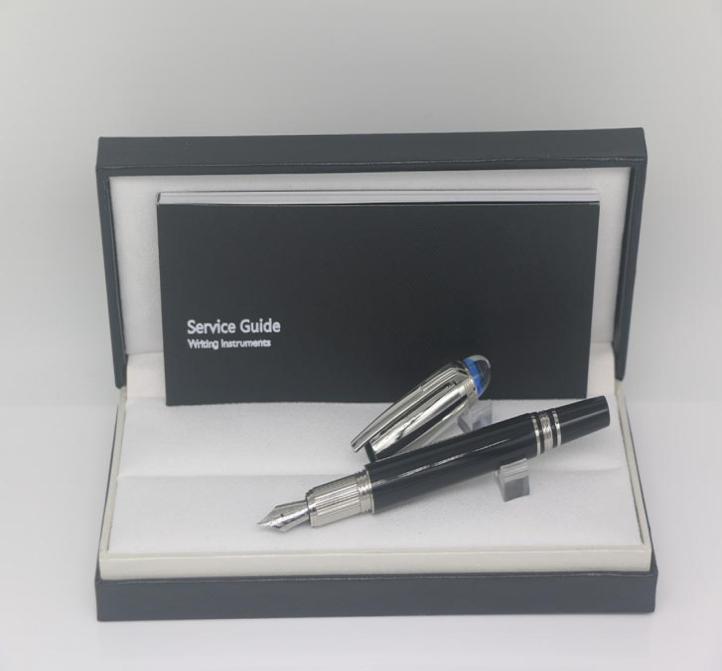 

Classi Fountain pen with Blue Crystal head cover lattice Stainless steel SilverGrey Trim4972810, Red