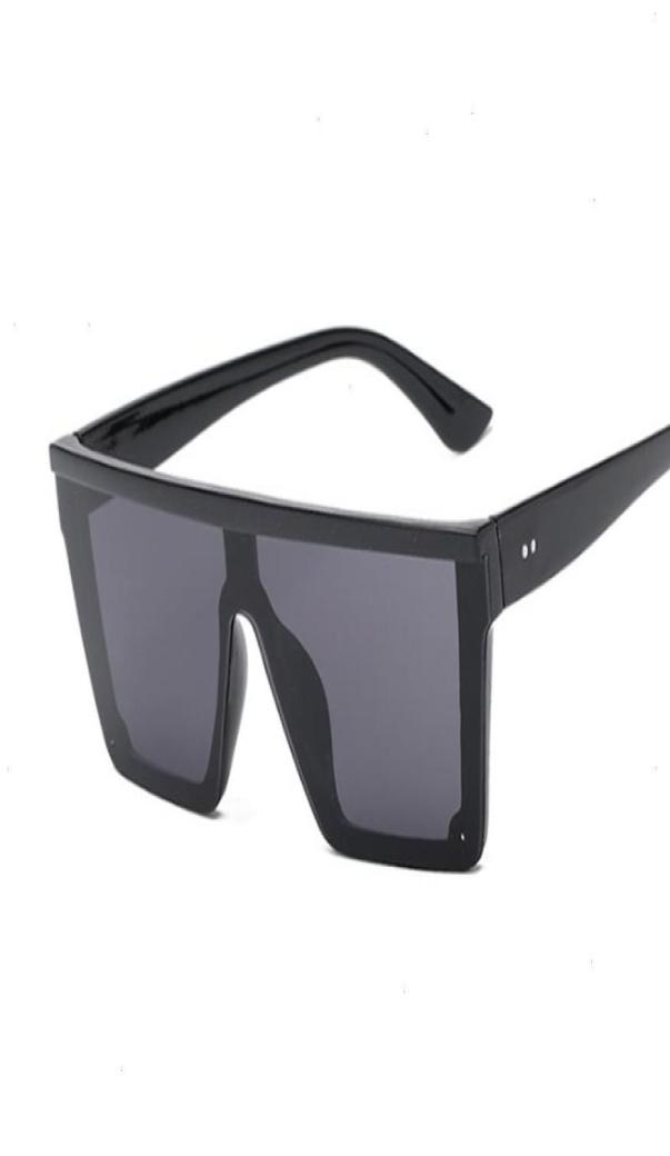 

Oversized Sunglasses Women Big Frame Square Flat Top Rivet Sun Glasses Female Men Vintage Mirror Shades Gradient Uv4007371301
