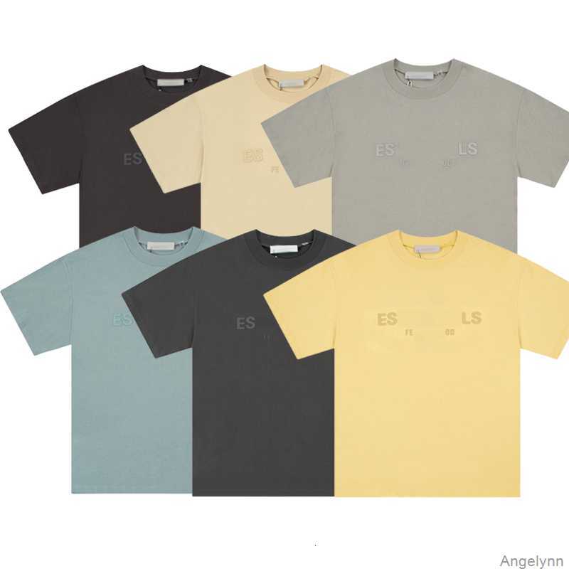 

Essentiel Tees T-shirts Essent Luxury Designer Clothing American Fashion Loose Short Sleeve Essentail Tshirt for Men and Women Gzn4