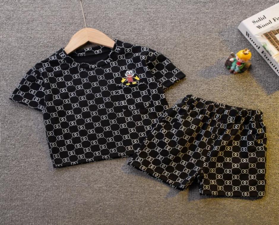 

Baby Designer Clothes Suit Children Fashion Boys Girls Cartoon T Shirt Shorts 2Pcsset Toddler Casual Clothing Kids Tracksuits7336757, Blue