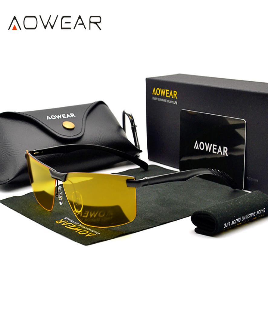 

Men039s Night Vision Goggles Glasses HD Sight Night Driving Glasses Men Polarized Yellow Sunglasses for Driver Oculos Gafas de 1145448