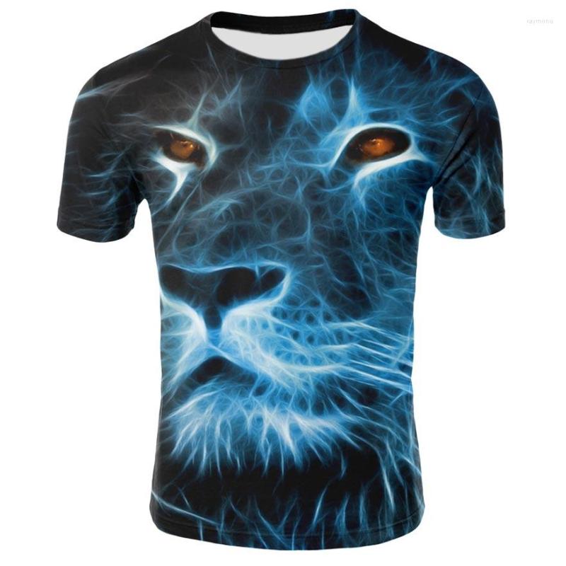 

Men's T Shirts The Short-sleeved T-shirts For Men And Women In Summer Of 2023 Are 3d-printed Animal Lions, Tx-sz-0507