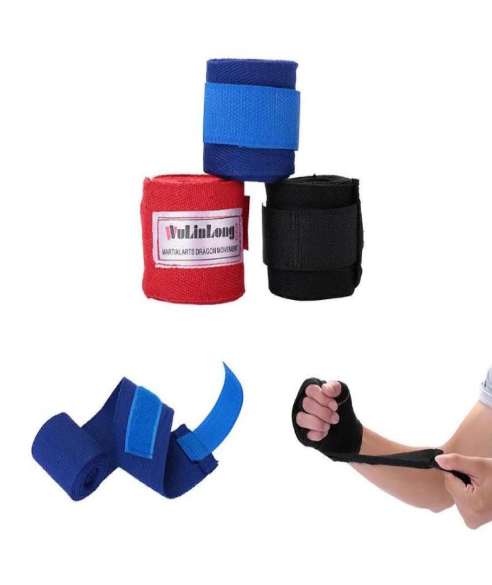 

Hand Wraps Wirst Bandage Boxing Cotton Wristband Wristband Boxing Bandages 25M 25M Combat Bandge4668170, Red