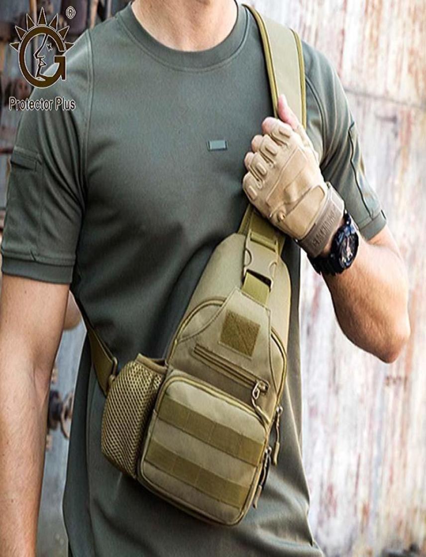 

Tactical Shoulder Bag For MenMolle Chest Bag With USBWaterproof Outdoor Sling BackpackHunting Sport Climbing Bags17599126, Red