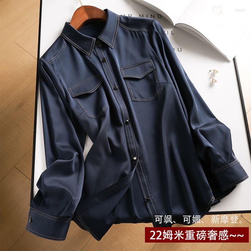 

Women' Blouses Elegant Style Ladies' Top For Day-to-day And Workplace Graceful Design Women' Blouse With Chic Print Buttons, Picture