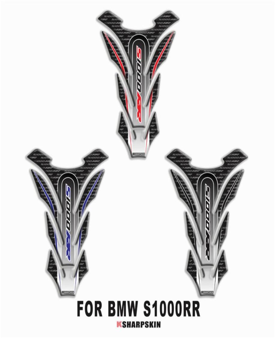 

Motorcycle modified 3D protective stickers color fish bone decals waterproof fuel tank pad for BMW S1000RR9936124, White