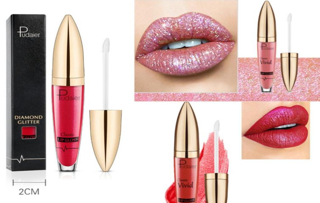 

lip gloss 18 colors Pudaier Classic vivid lipgloss Pearlite color Matte Lipstick Lip gloss Kit Lip Cosmetics 18 Colors set makeup 4196383, Mixed color
