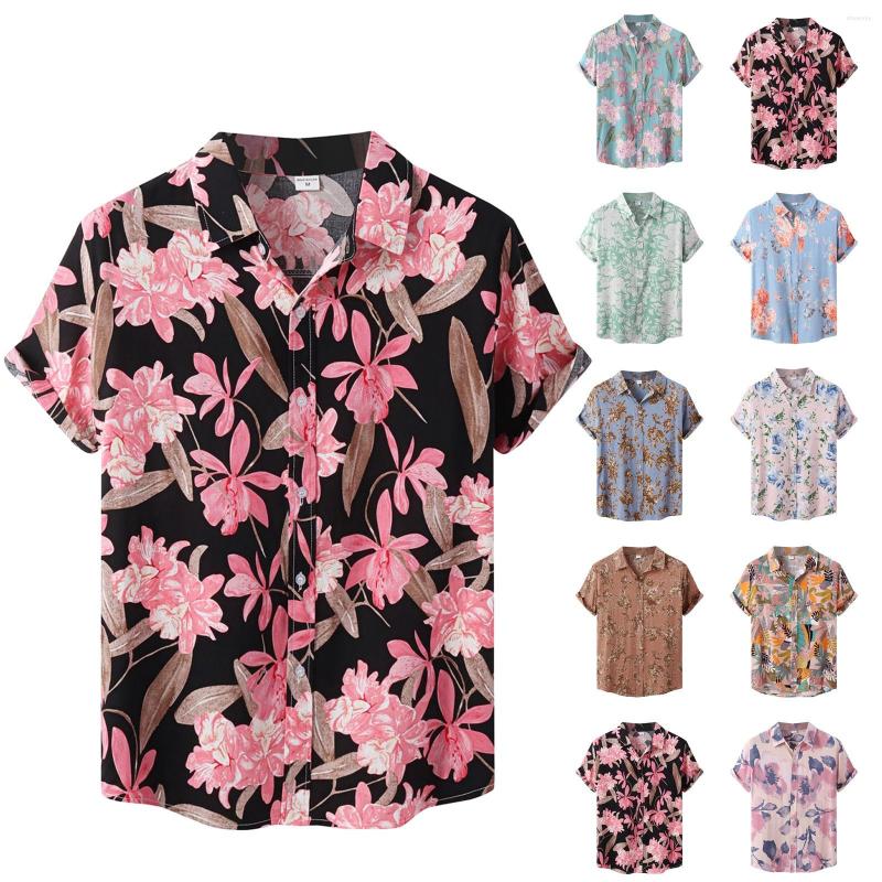 

Men's Casual Shirts Men T-shirt Gentleman Hale Shirt Holder Stereoscopic Short Sleeves For Man T High Quality, Pink