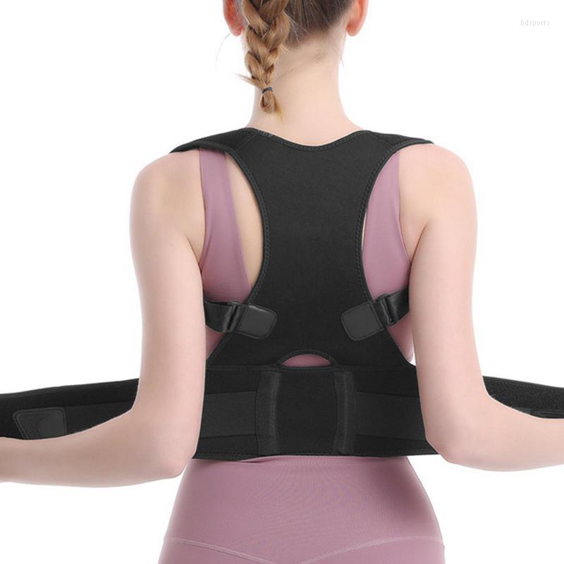 

Waist Support Back Brace For Posture Breathable Corrector Men And Women Fully Adjustable, Picture shown