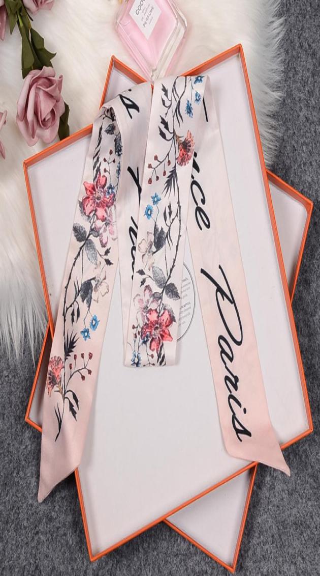 

Design Silk Scarf Fashion Headband Luxury Brands Women Silk Bag Scarf Scraves Top Grade Silk Scarf Hair Bands 1006cm6345373