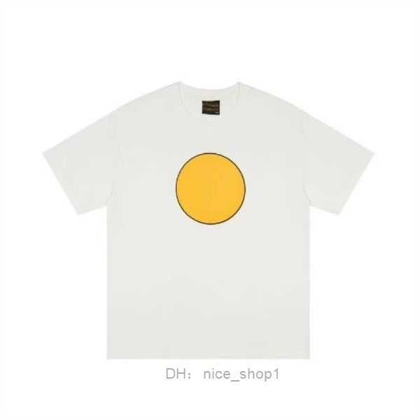 

Fashion Designer Shirts for Men Drews Tops Luxurys House Smile Letter Embroidery Mens Clothing Short Sleeved 2 09BE