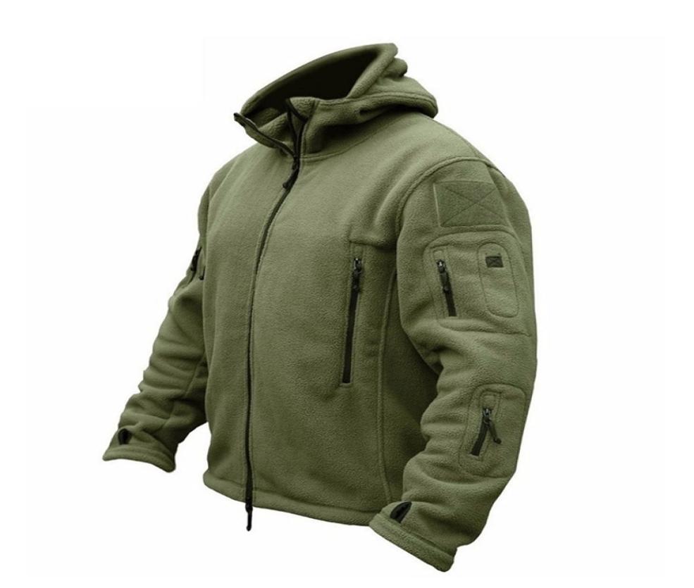 

ZOGAA Men Military Jacket Coat Fleece Tactical Overcoat Outdoor Breathable Sport Hiking Polar Jacket Solid Loose Hooded Coat Men 27458366, Gray