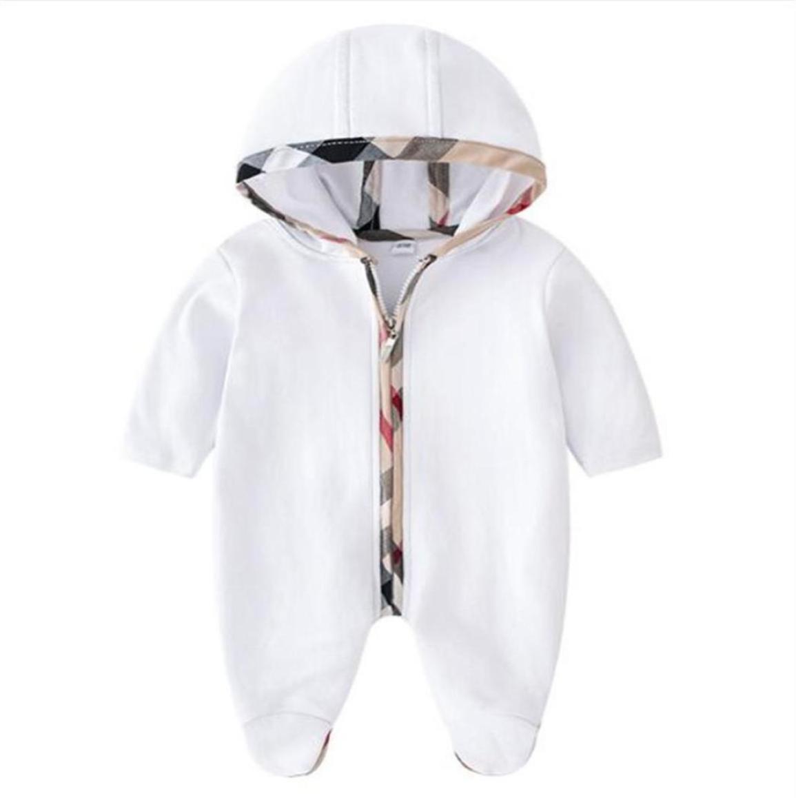

Designer Kids Clothing Set Newborn Baby Rompers Spring Autumn Baby Boy Girls Clothes Cotton lovely Infant Jumpsuits302u4750041, White
