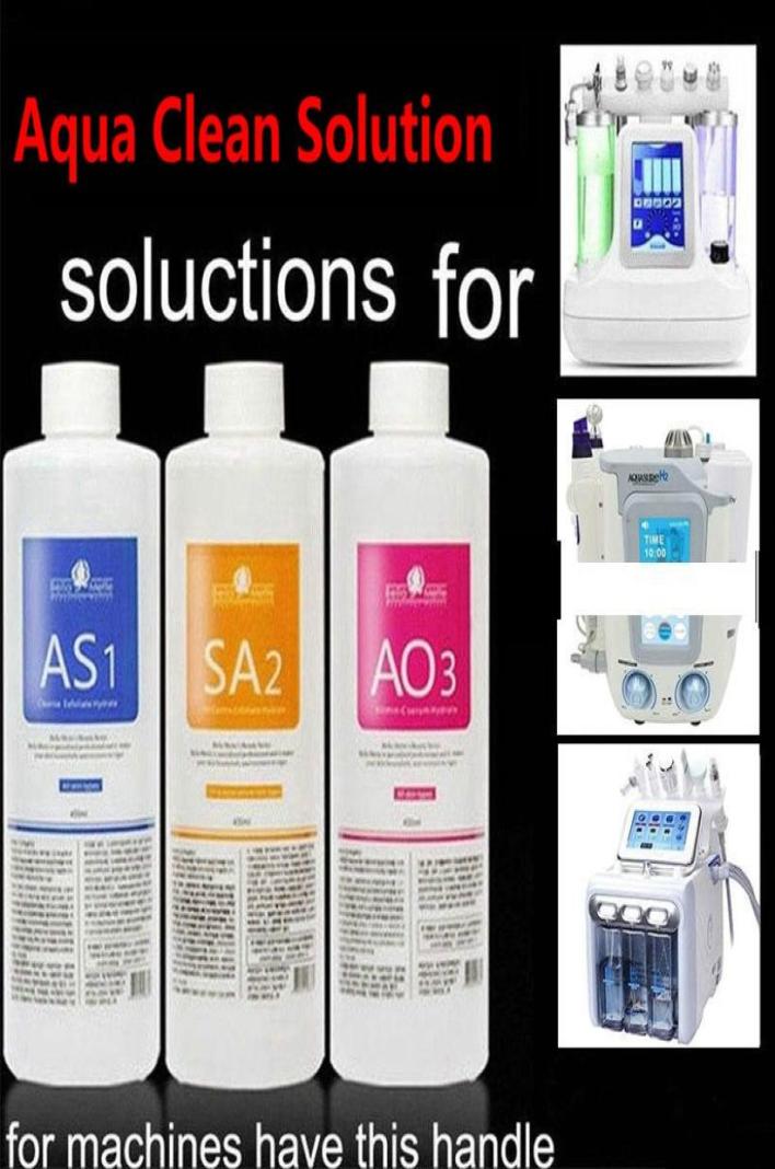 

Microdermabrasion Aqua Peeling Solution AS1 SA2 AO3 Bottles 400ml Per Bottle Hydra Facial Dermabrasion For Normal Skin7488635