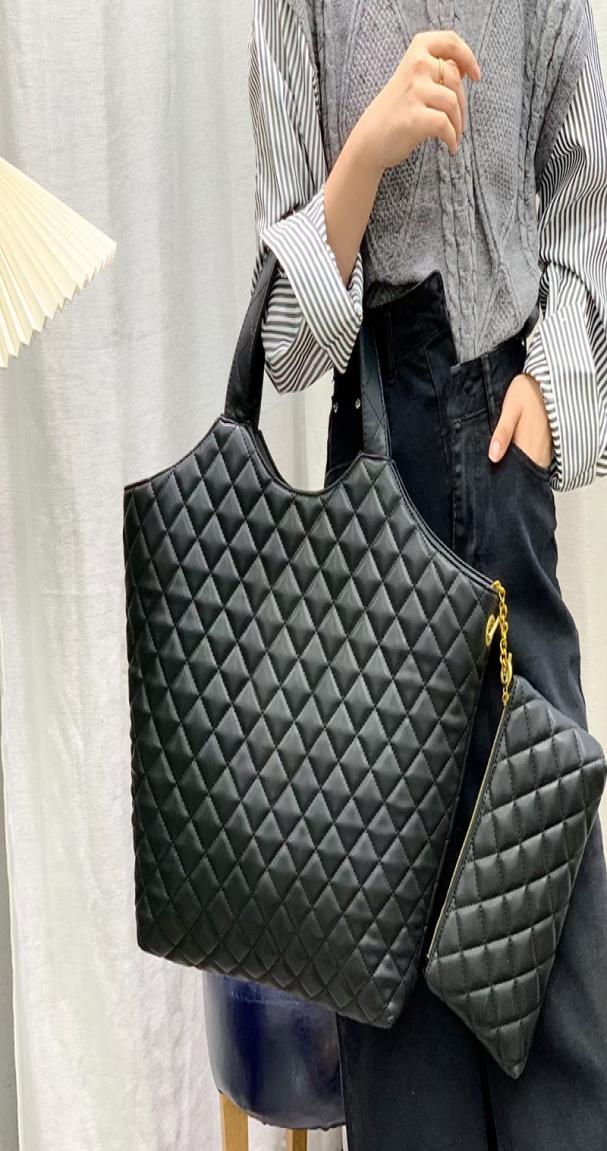 

Y 2pcsset wallet shopping bag big tote Women Shoulder Bags Splicing totes Designers Handbags Ms Leather Travel woman Messenger Sc5130634, Red