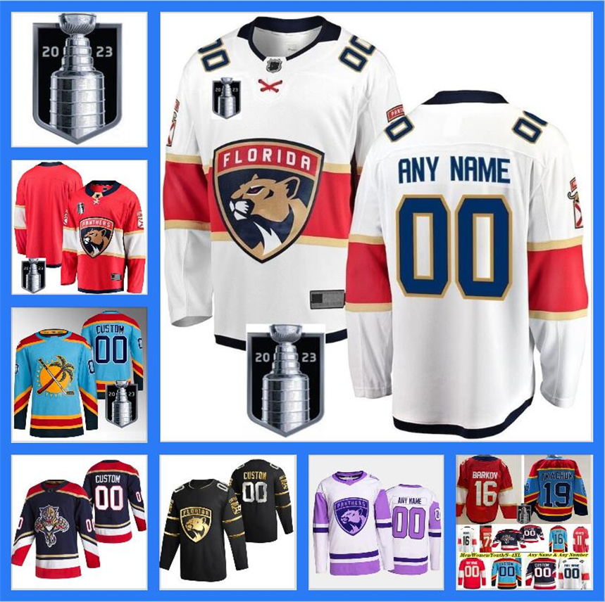

Matthew Tkachuk Florida Hockey Jerseys Aleksander Barkov Carter Verhaeghe MNHLe Brandon Montour Gustav Forsling Hornqvist Josh Mahura Sam Bennett Anton Lundell, Color