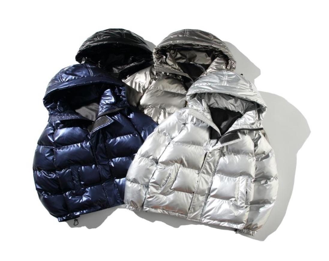 

Mens Warm Puffer Jackets for 2021 Winter Simple Fashion Trends Bubble Coats with Hood Japanese Teens Harajuku Padded Streetwear1442163, Black