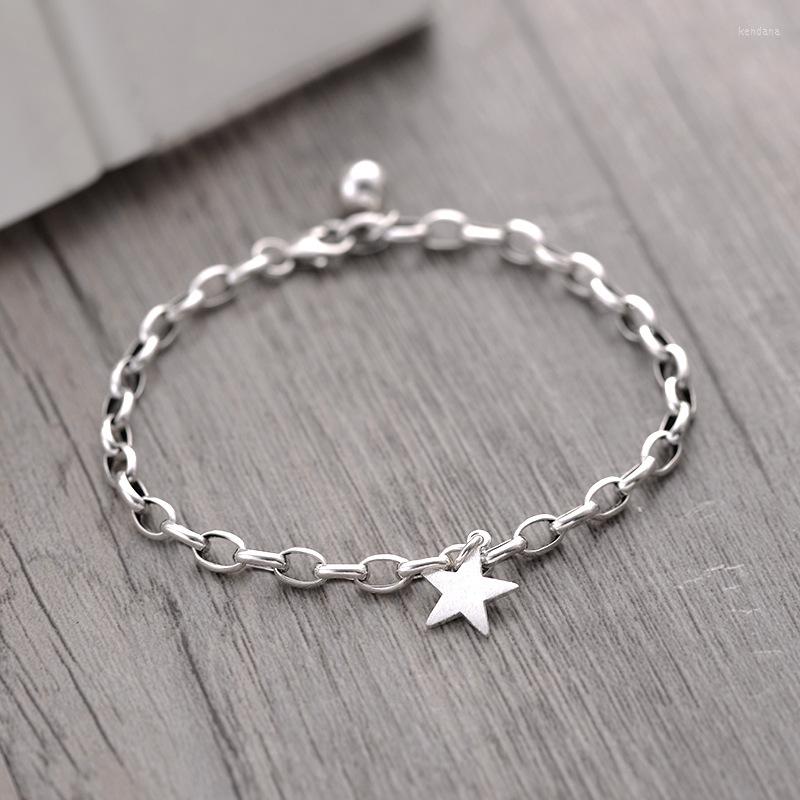 

Link Bracelets Vintage Tassel Star Bead Charm Bracelet &Bangle For Women Wedding Jewelry Party SL308
