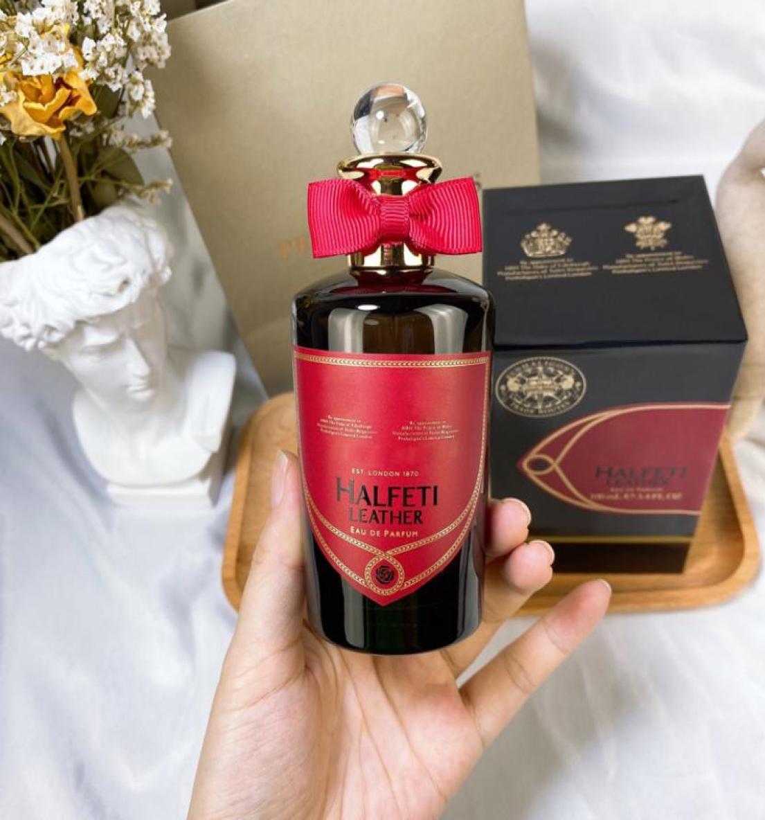 

perfumes fragrance for neutral perfume spray 100ml Halfeti Leather EDP top editon long lasting smell dark rose for any skin2079472