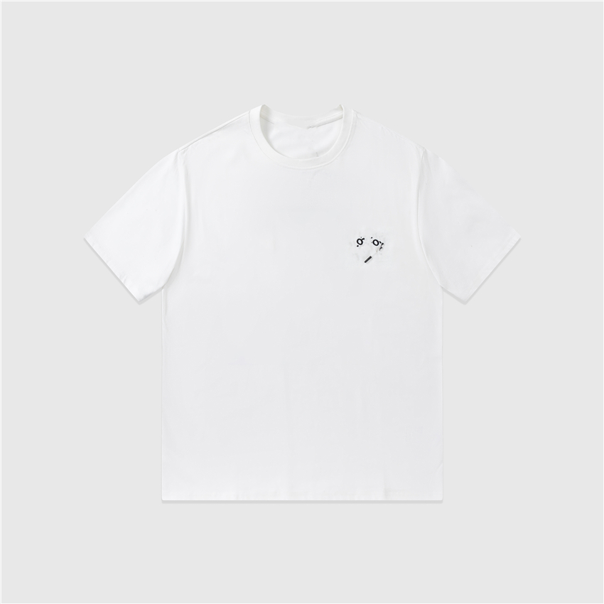 

Men's T-Shirt 2023 Fashionable Men's T-Shirts Lvity cotton anti-wrinkle printed alphabet couple Viutonity casual wear student short sleeve 032-08